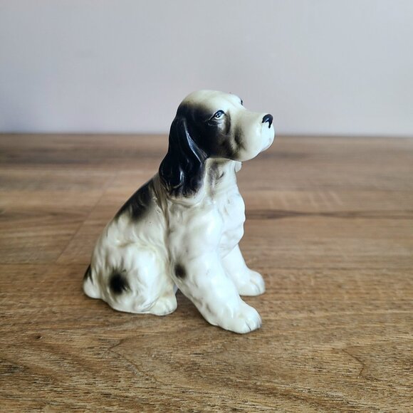 Vintage porcelain Spaniel dogs figurine. - Picture 5 of 6
